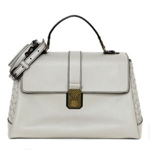 Bottega Veneta Piazza Medium Handbag Gray